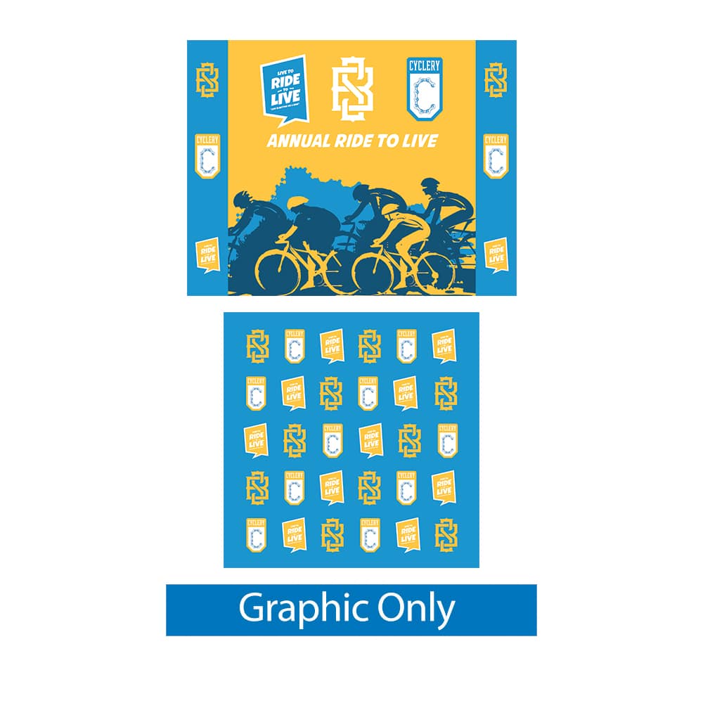 RPL Backlit 8ft Pop Up Display