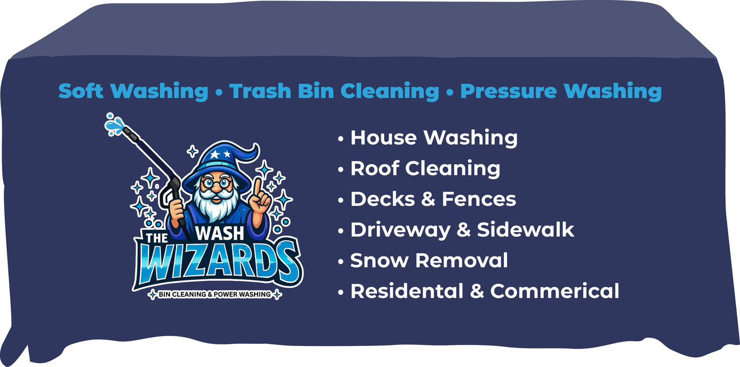 Custom Tablecloth - Wash Wizards