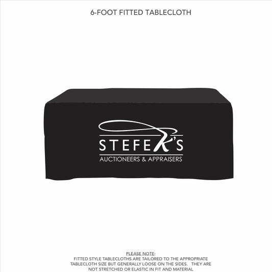 Custom Fitted Tablecloth -  Stefek's Auctioneers