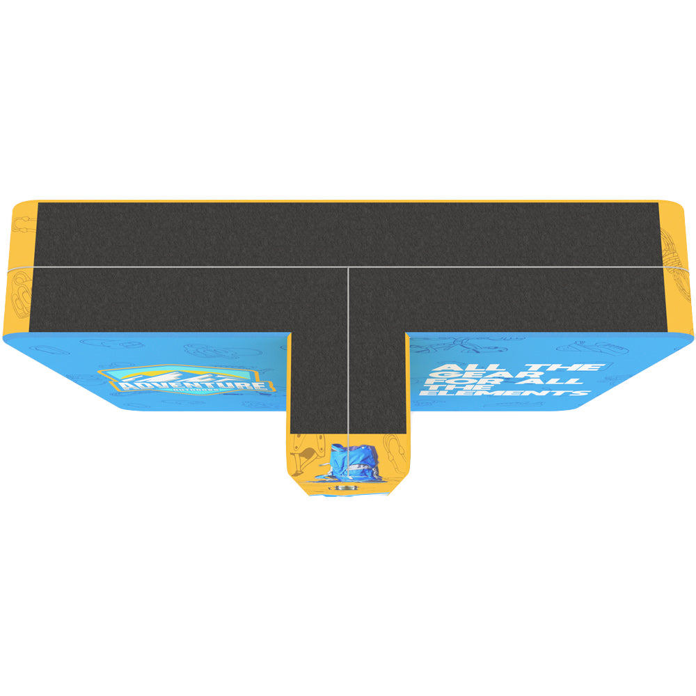 10 ft. Wallbox Display with Center Storage Area
