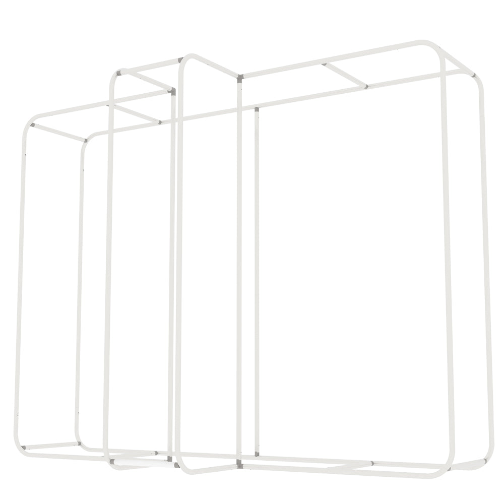10 ft. Wallbox Display with Center Storage Area