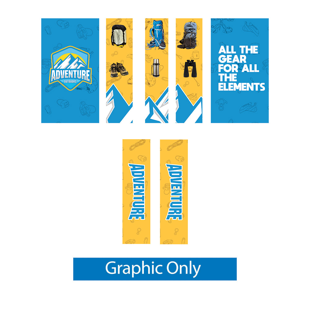 10 ft. Wallbox Display with Center Storage Area