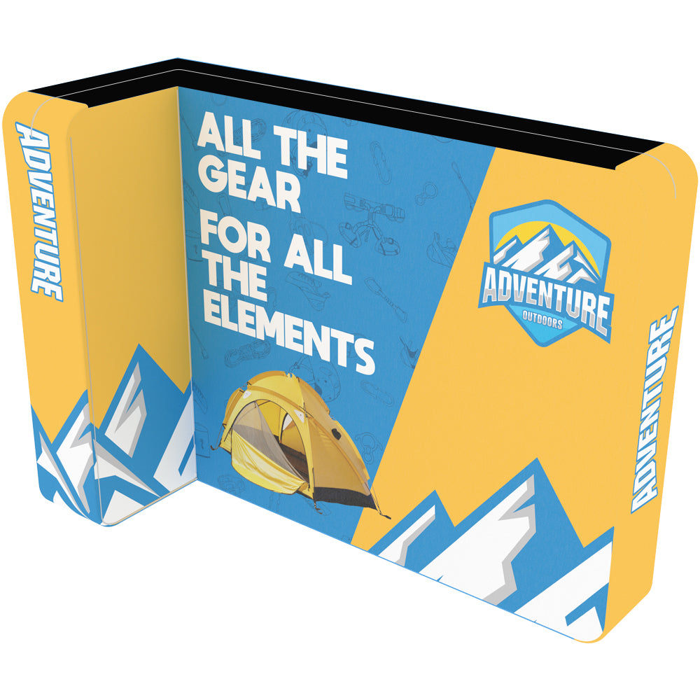 10 ft. Wallbox Display with Left Storage Area
