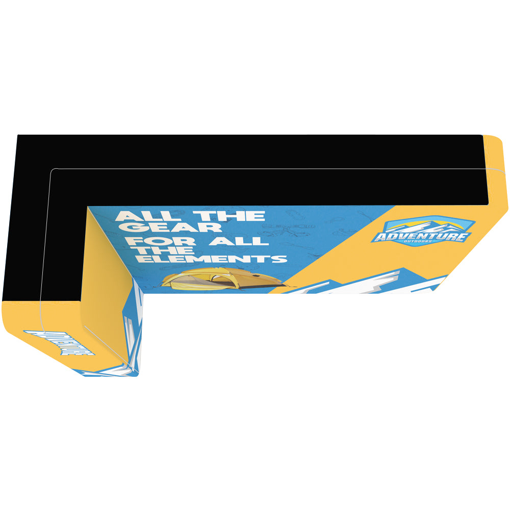 10 ft. Wallbox Display with Left Storage Area