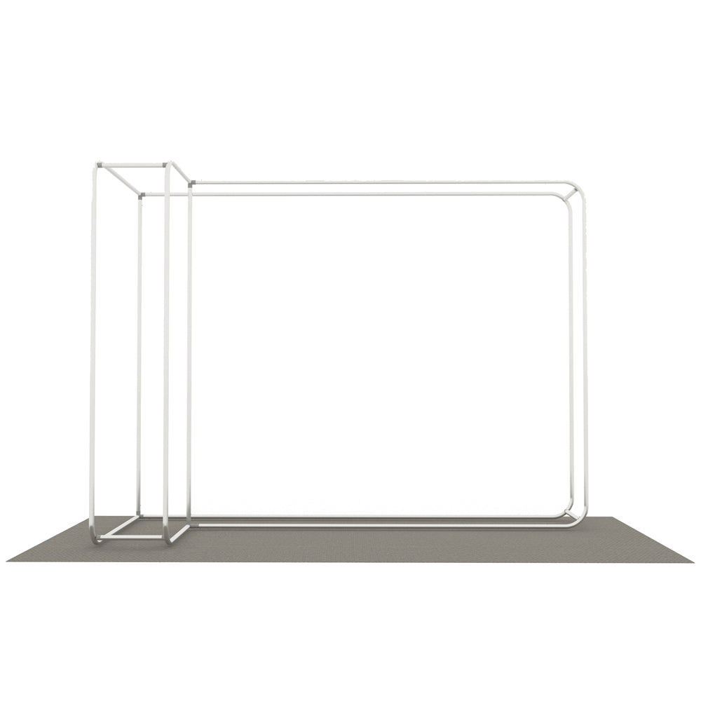 10 ft. Wallbox Display with Left Storage Area