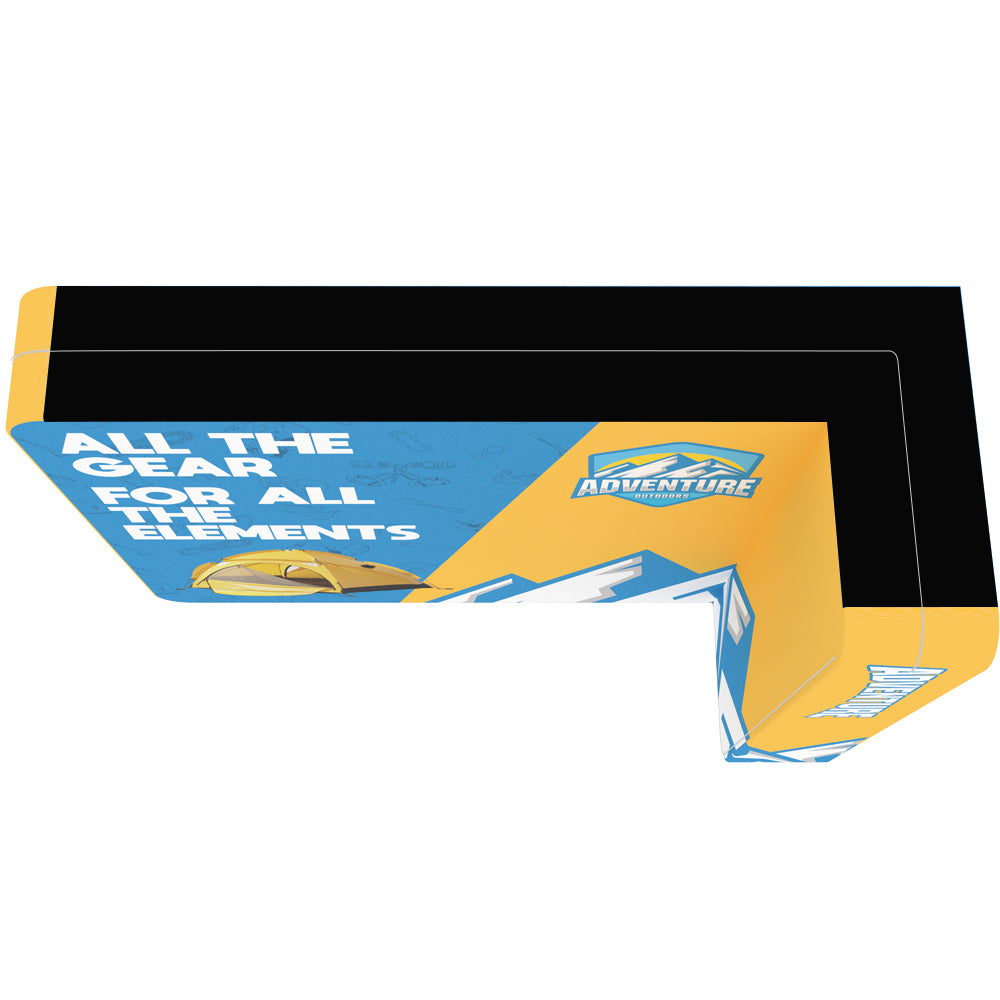 10 ft. Wallbox Display with Right Storage Area