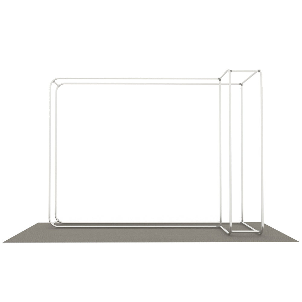 10 ft. Wallbox Display with Right Storage Area