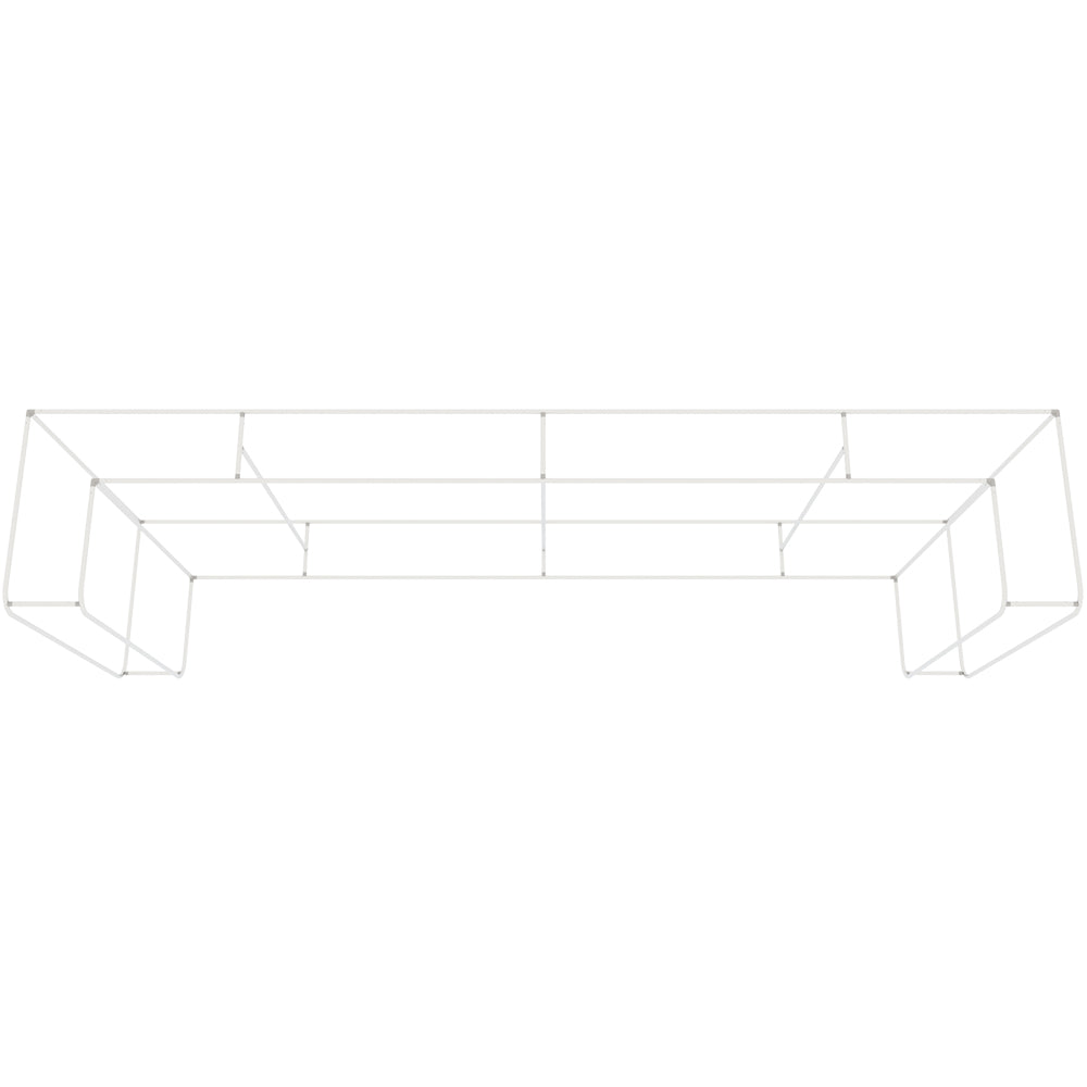 20 ft. Wallbox Display with Twin Storage Areas