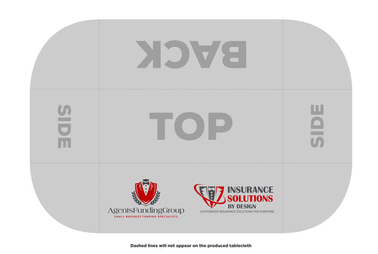 Custom Private Premium Tablecloth - Agent Funding Group