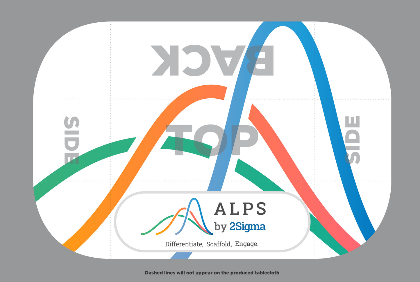 Custom Tablecloth - Alps by Sigma2