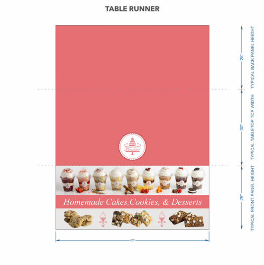 Custom Table Runner - Bake Me Beautiful 2024