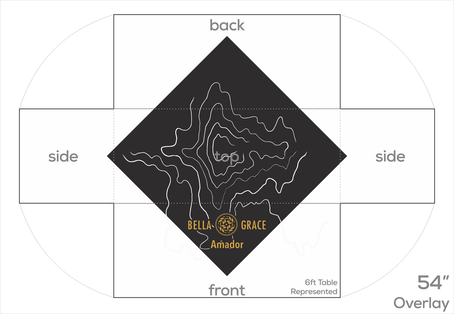 Custom Overlay - 54" - Bella Grace 2025