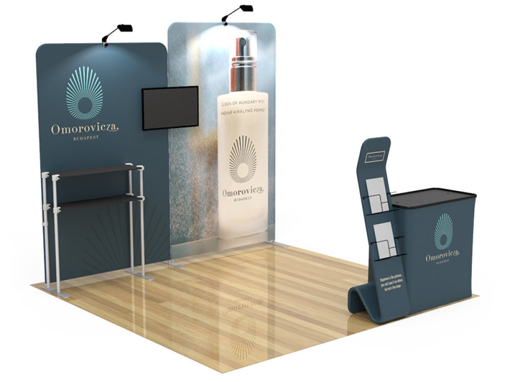 Professional 10ft x 10ft Booth Display Kit with Custom Printing - Display 2