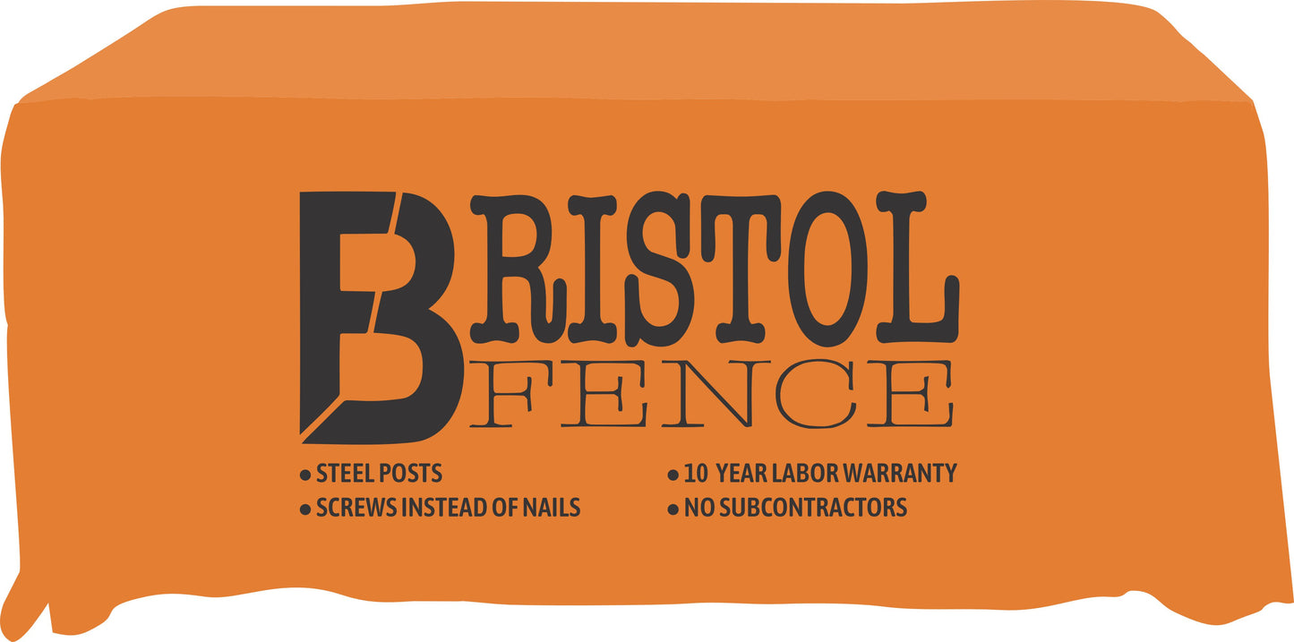 Custom Private Premium Tablecloth - Bristol Fence