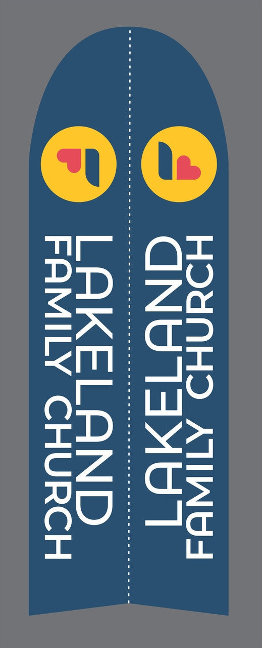 Custom Feather Flag - Lakeland Family Church