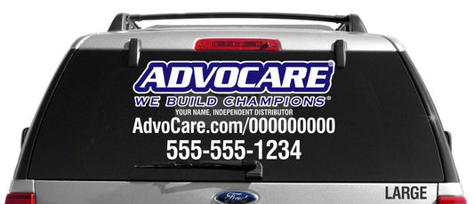 AdvoCare Standard Slim Style Decal-Dual Color