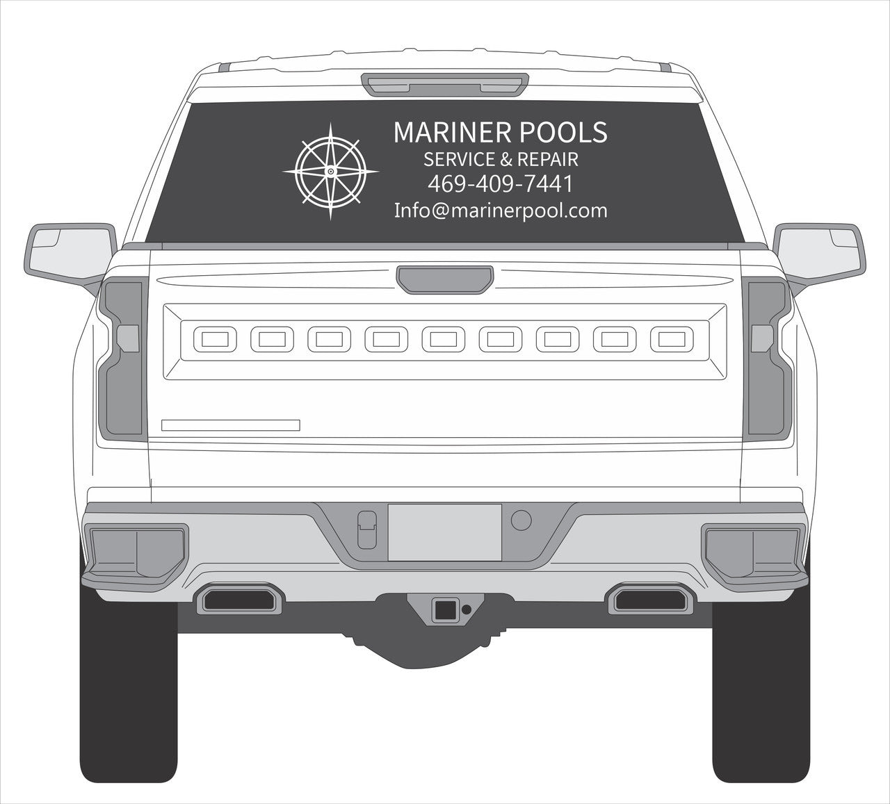 Custom Decal - Mariner Pools