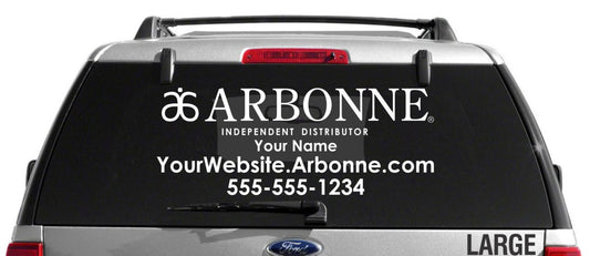 Arbonne Single-Color Horizontal Logo Car Decal