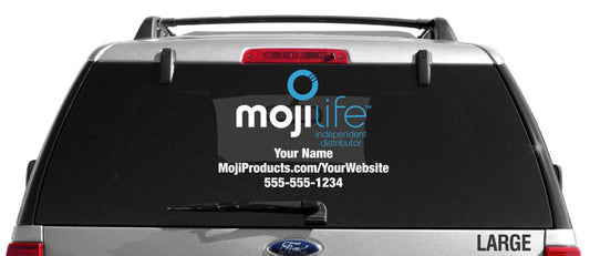 MojiLife Dual Color Custom Vehicle Decal