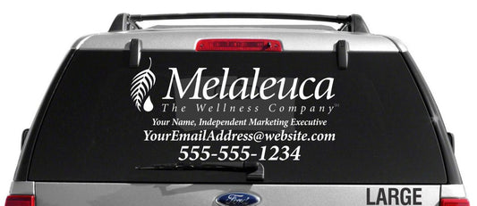 Melaleuca Single Color Custom Vehicle Decal