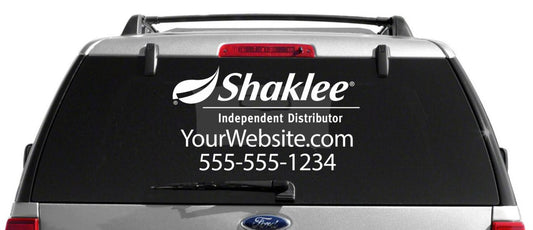 Shaklee Custom Vehicle Decal