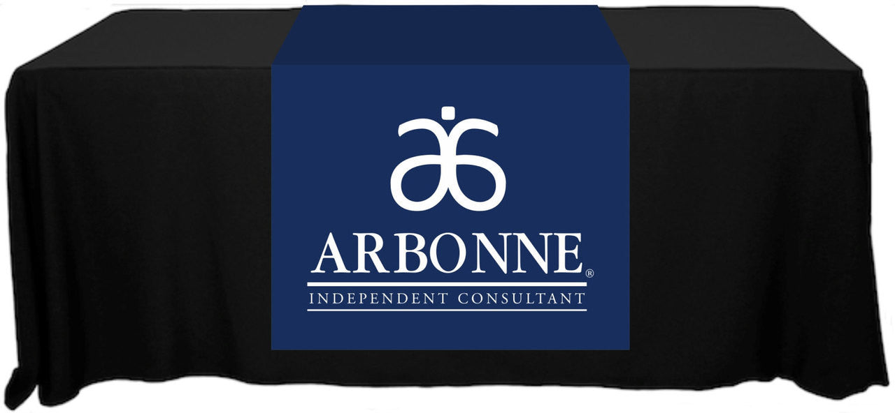 Arbonne Full Color Table Runner - 30" x 80" - Old Logo