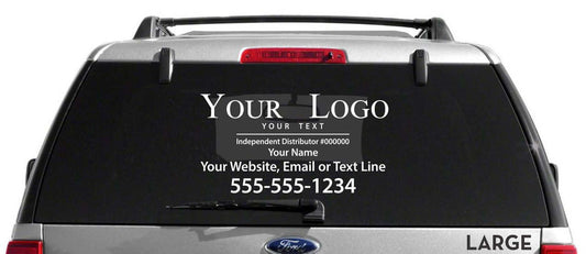 Your Logo Decal with Custom Name, Website, etc.