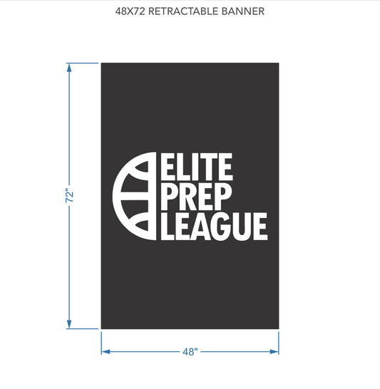 Custom Hanging Banner - Elite Prep League