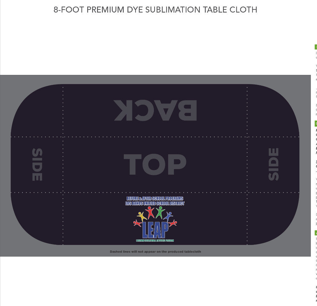 Custom Tablecloth - LEAP