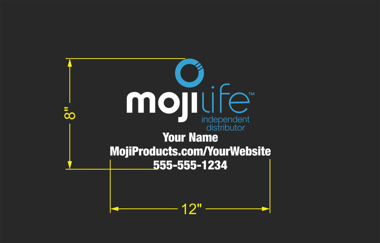 MojiLife Dual Color Custom Vehicle Decal