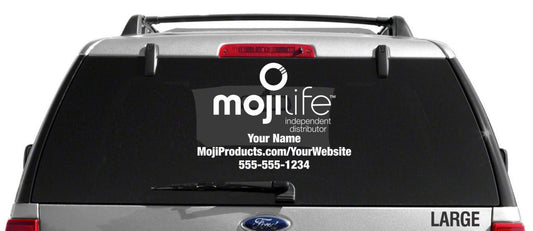 MojiLife Single Color Custom Vehicle Decal