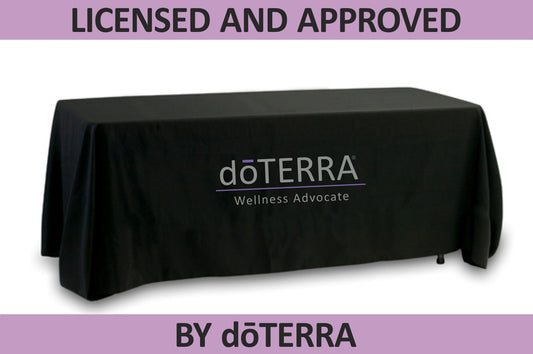 doTERRA Tablecloth - Multi-Color Logo - Approved Licensed Product!