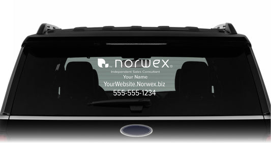 Norwex Custom Vehicle Decal - Single Color