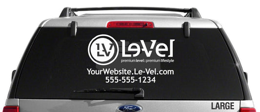 Le-Vel Logo Decal - Single Color