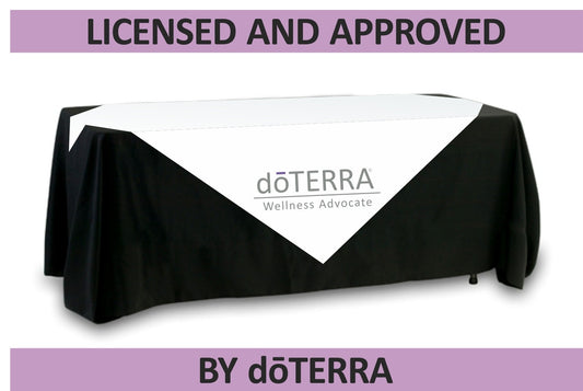doTERRA Table Overlay - Multi-Color Logo - Approved Licensed Product!