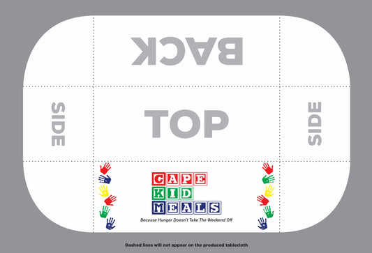 Custom Tablecloth - Cape Kid Meals