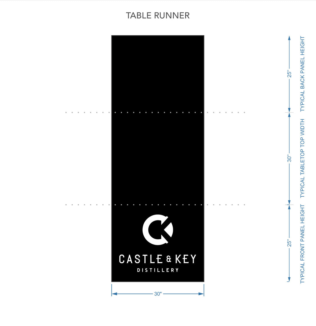 Custom Table Runner - Castle Key (2024)