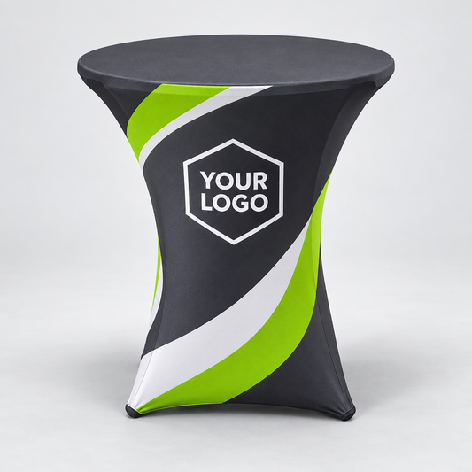 Premium Custom Round Stretch Table Cover
