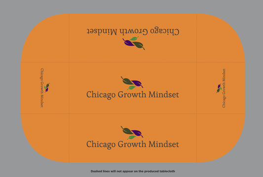 Custom Tablecloth - Chicago Growth Mindset - 6ft