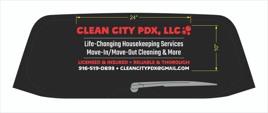 Custom Decal - Clean City PDX