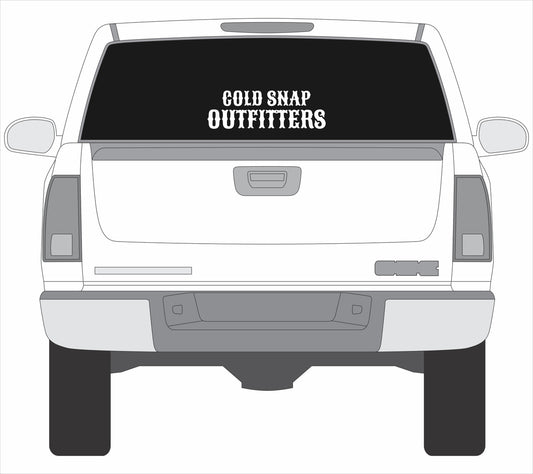 Custom Decal - Cold Snap Outfitters - Medium