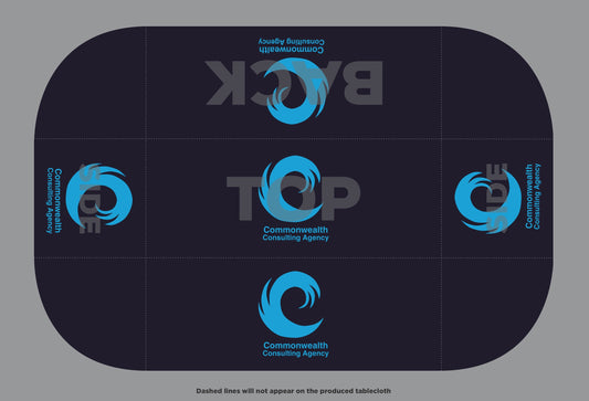 Custom Tablecloth - Commonwealth Consulting