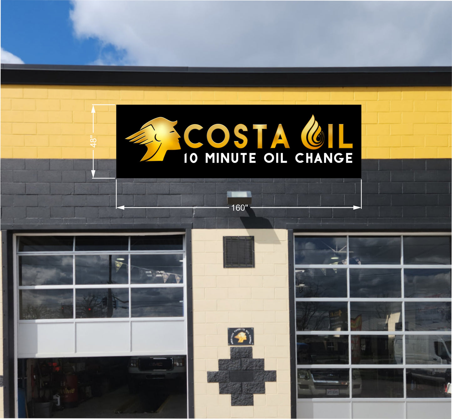 Custom Wall Sign - Costa Oil