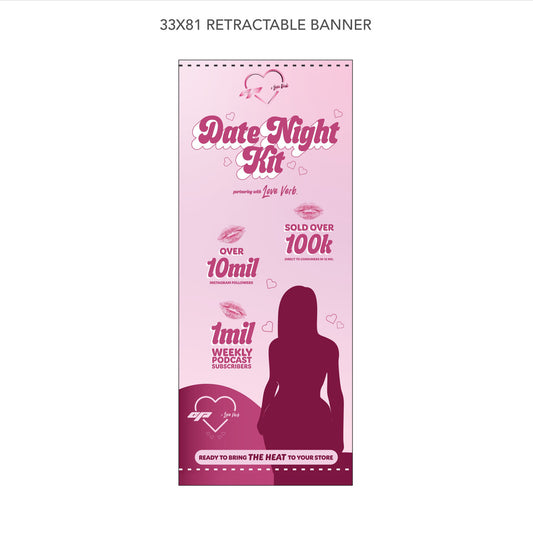 Custom Retractable Banner - Date Night