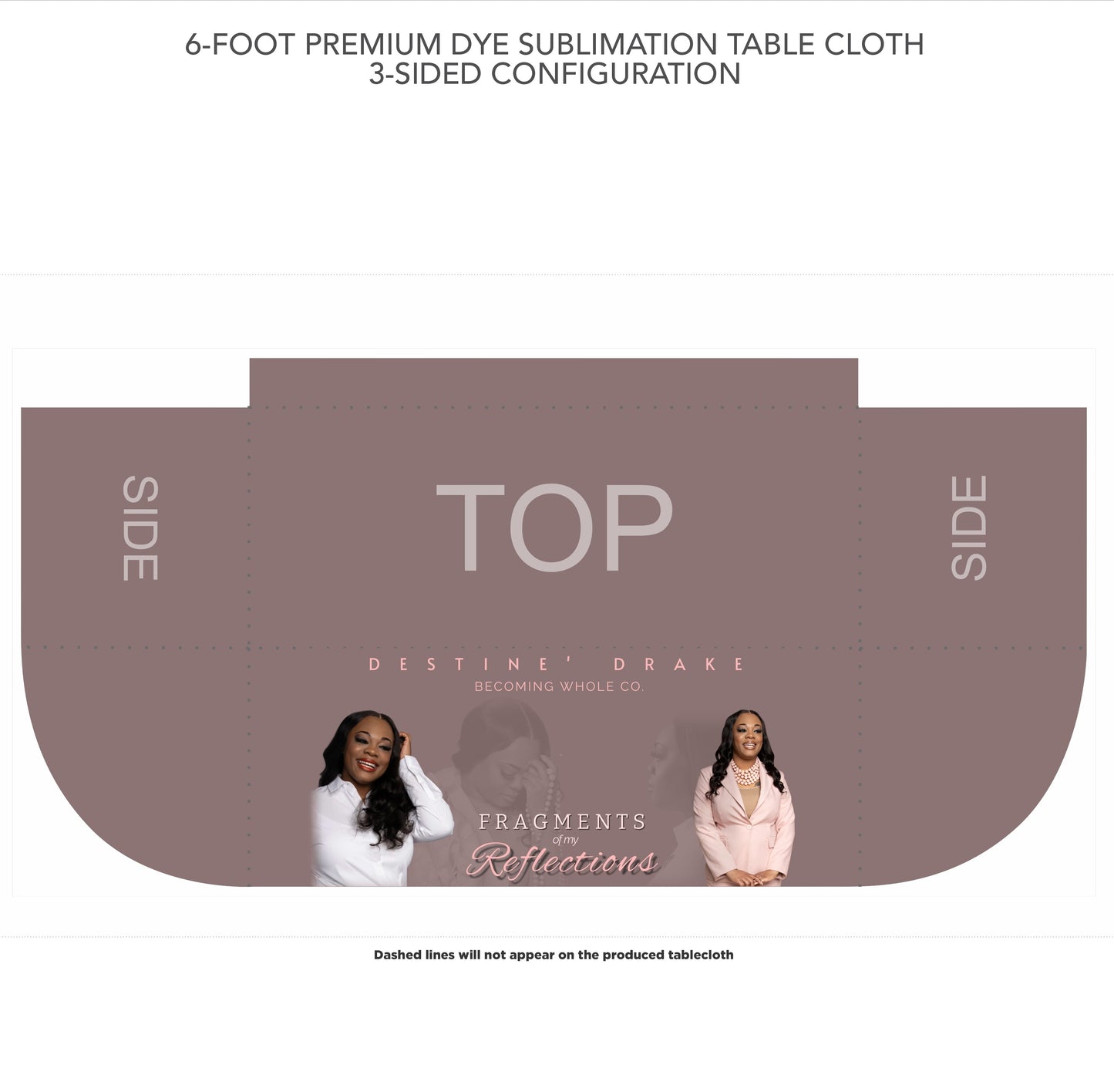 Custom Tablecloth - Fragments of my Reflections