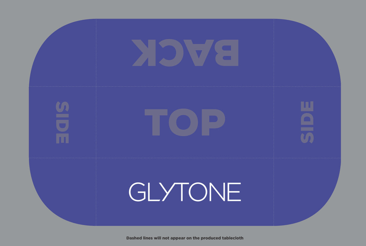 Custom Tablecloth - Glytone (Purple)