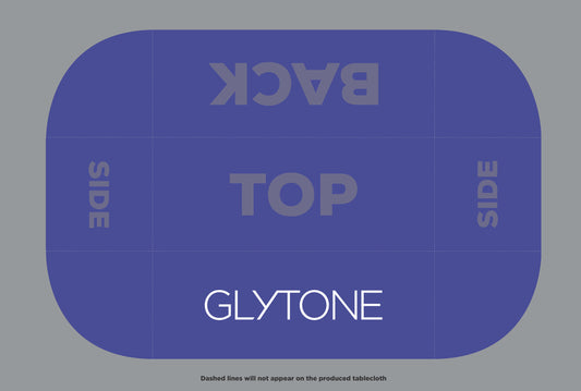 Custom Tablecloth - Glytone (Purple)