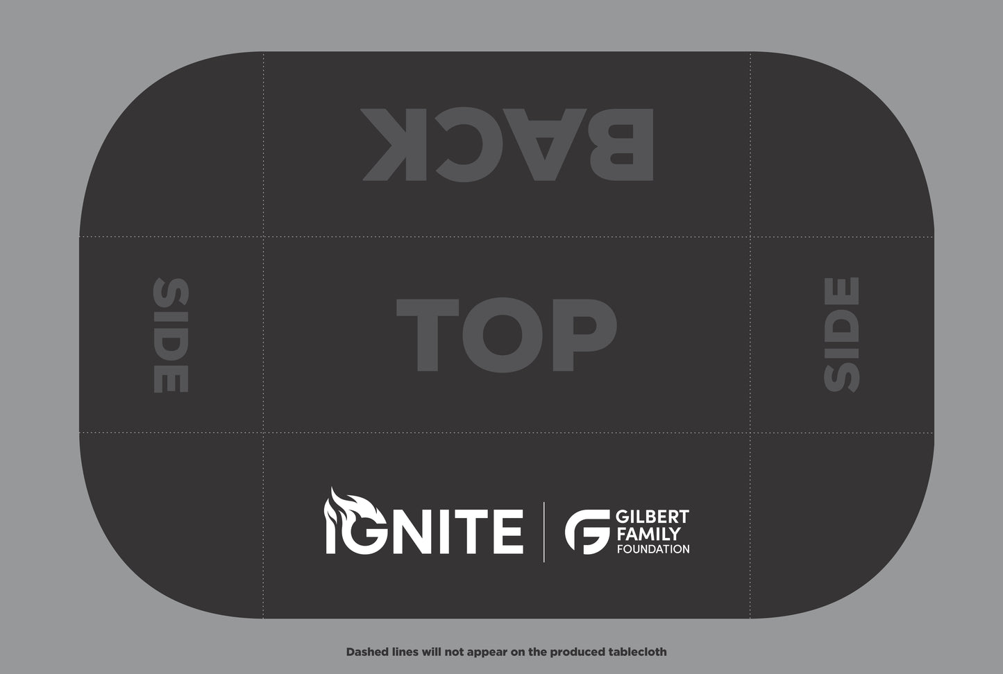 Custom Tablecloth - Ignite