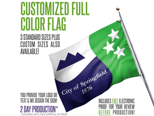 Custom Feather Flag - Multiple Sizes!  Single or Double Sided!