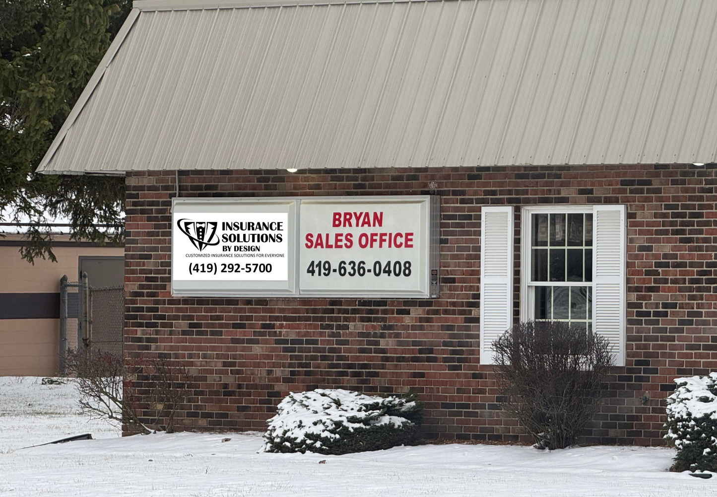 Private - Custom Decal - Insurance Solutions By Design - Wall Sign